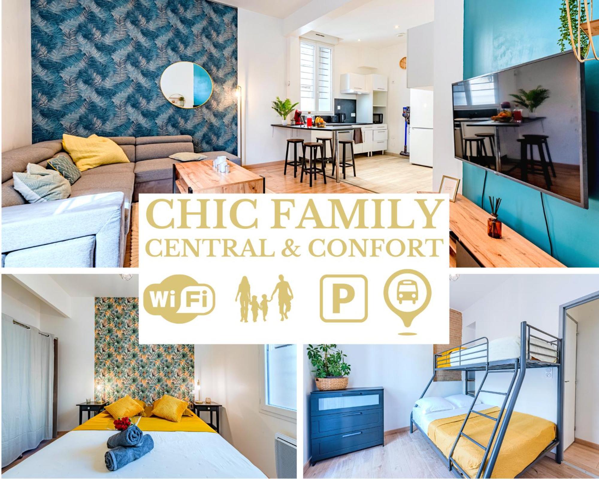 Chic Family - Neuf & Moderne - Parking Wifi Centre Ville Gare Tgv - Confort Ideal Famille - Offre Speciale Перпиньан Экстерьер фото